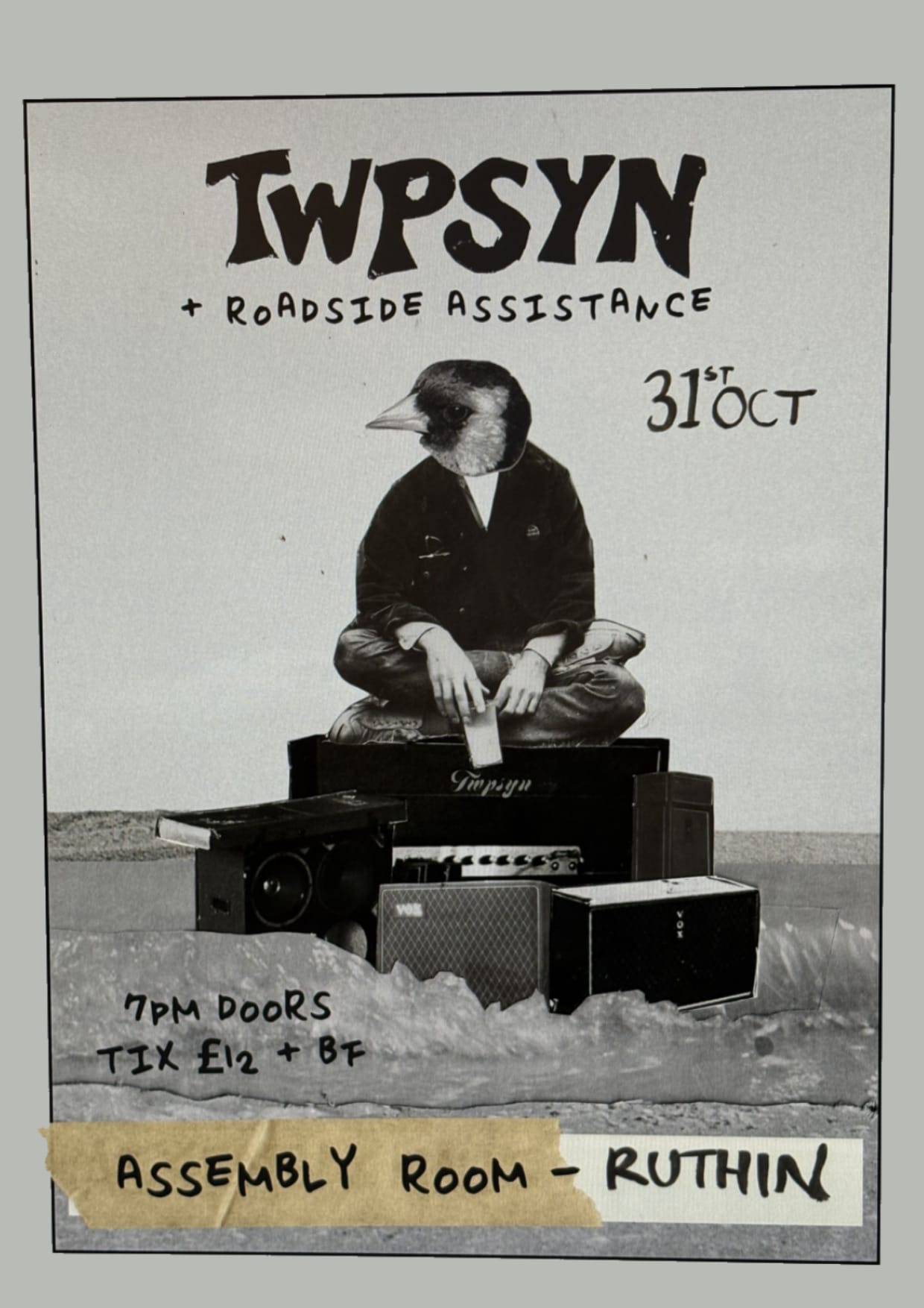 Twpsyn plus special guests Roadside Assistance