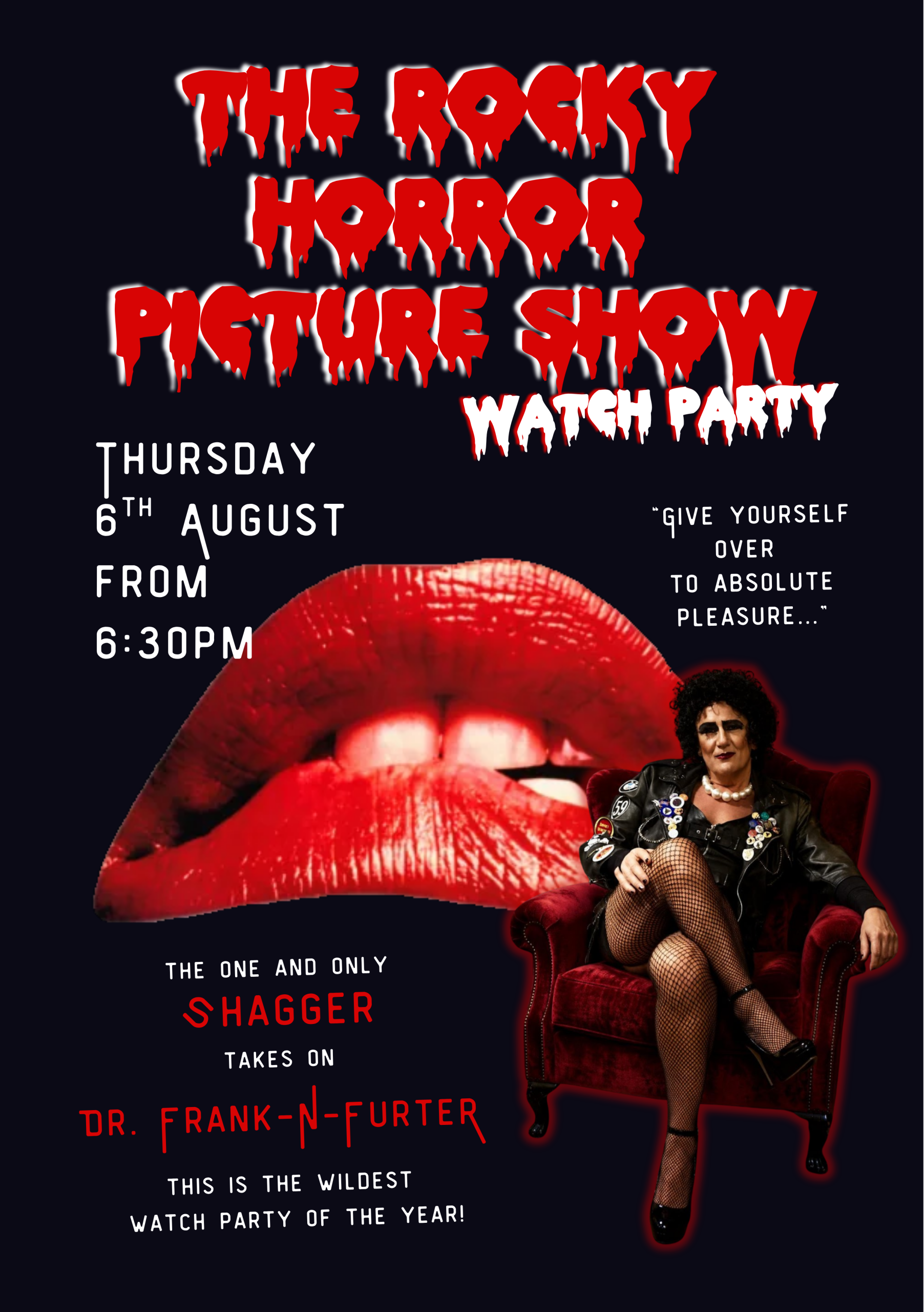 The Rocky Horror Picture Show - hosted by Shagger (18+)